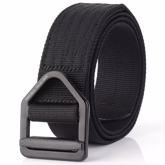 Мужской модный кожаный ремешок с регулируемой пряжкой, повседневный спортивный пояс с отверстием