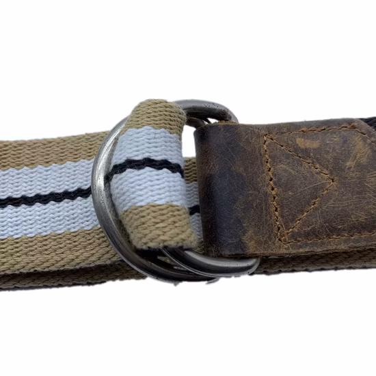 Китай на заводе OEM прочная пряжка классический случайный мужской холст тканевый ремень